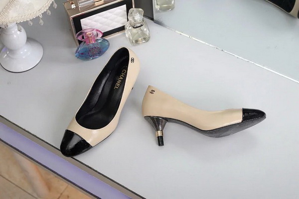 CHANEL Shallow mouth kitten heel Shoes Women--008